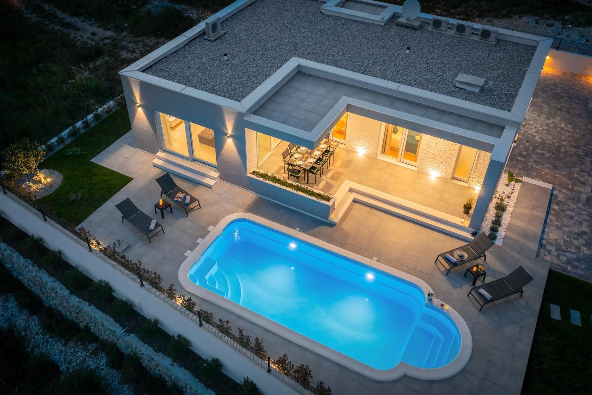 Villa Paradiso Adriatico Kaštela Extérieur photo